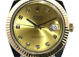 Rolex Datejust 41 126333 (2022) - Champagne dial 41 mm Gold/Steel case