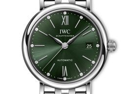 IWC Portofino Automatic IW458602 (2024) - Groen wijzerplaat 37mm Staal