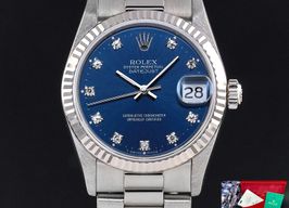 Rolex Datejust 31 68279 (1990) - Blauw wijzerplaat 31mm Witgoud