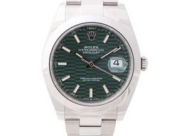 Rolex Datejust 41 126300 (2023) - Green dial 41 mm Steel case