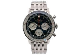 Breitling Navitimer 1 B01 Chronograph AB0138211B1A1 (2023) - Zwart wijzerplaat 43mm Staal