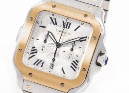 Cartier Santos W2SA0008 (2023) - White dial 45 mm Steel case