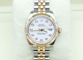 Rolex Lady-Datejust 179173 (2007) - White dial 26 mm Gold/Steel case