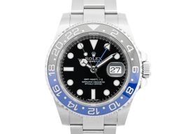 Rolex GMT-Master II 116710BLNR (2015) - Zwart wijzerplaat 40mm Staal