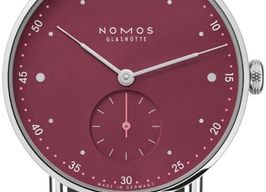 NOMOS Metro 1123 (2026) - Red dial 33 mm Steel case