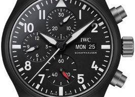 IWC Pilot Chronograph Top Gun IW389401 (2026) - Zwart wijzerplaat 42mm Keramiek
