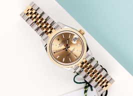 Rolex Datejust 31 278273 (2024) - Champagne dial 31 mm Gold/Steel case