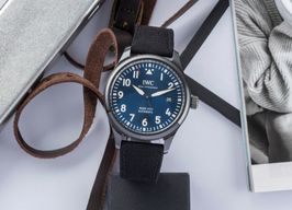 IWC Pilot Mark IW324703 (Onbekend (willekeurig serienummer)) - Blauw wijzerplaat 41mm Keramiek