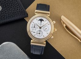 IWC Da Vinci Perpetual Calendar IW375001 (1986) - White dial 39 mm Yellow Gold case