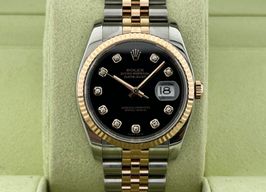 Rolex Datejust 36 116231 (2008) - Black dial 36 mm Steel case