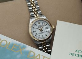 Rolex Lady-Datejust 69173 (1990) - White dial 26 mm Gold/Steel case