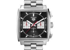 TAG Heuer Monaco CBL2113.BA0644 (2024) - Black dial 39 mm Steel case