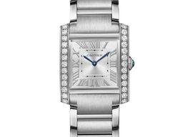 Cartier Tank Française W4TA0021 (2024) - Zilver wijzerplaat 32mm Staal