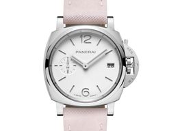 Panerai Luminor Due PAM01425 (2025) - Wit wijzerplaat 38mm Staal