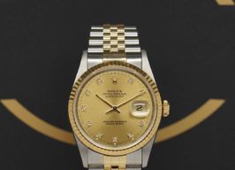 Rolex Datejust 36 16233 (1996) - Gold dial 36 mm Gold/Steel case