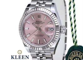 Rolex Lady-Datejust 279174 (2022) - Pink dial 28 mm Steel case