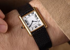 Cartier Tank Louis Cartier Unknown (1970) - White dial 30 mm Yellow Gold case