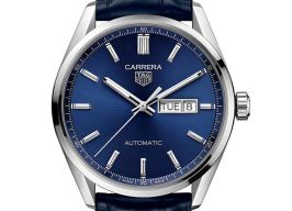 TAG Heuer Carrera Calibre 5 WBN2012.FC6502 (2024) - Blauw wijzerplaat 41mm Staal