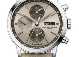 Baume & Mercier Classima M0A10782 (2026) - Grijs wijzerplaat 42mm Staal