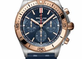 Breitling Chronomat 42 UB0134101C1S1 (2025) - Blauw wijzerplaat 43mm Goud/Staal