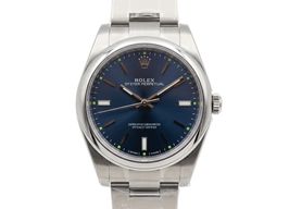 Rolex Oyster Perpetual 39 114300 (Unknown (random serial)) - Blue dial 39 mm Steel case