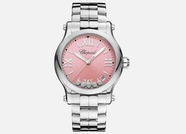 Chopard Happy Sport 278582-3009 (2023) - Roze wijzerplaat 36mm Staal