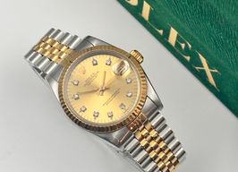 Rolex Datejust 31 68273 (1985) - Champagne dial 31 mm Gold/Steel case