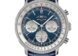 Breitling Navitimer 1 B01 Chronograph AB0139631C1P1 (2024) - Blauw wijzerplaat 41mm Staal