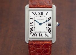 Cartier Tank Solo 2715 (Unknown (random serial)) - Silver dial 27 mm Steel case