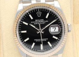 Rolex Datejust 36 126234 (2022) - Zwart wijzerplaat 36mm Staal