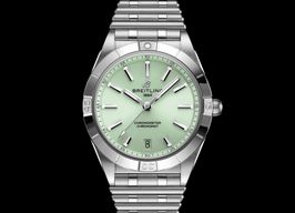 Breitling Chronomat A10380101L1A1 (2022) - Green dial 36 mm Steel case