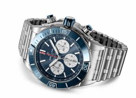 Breitling Chronomat AB0136161C1A1 (2022) - Blauw wijzerplaat 44mm Staal