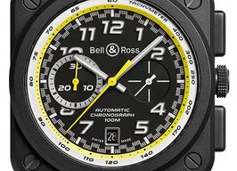 Bell & Ross BR 03-94 Chronographe BR0394-RS20/SRB (2022) - Zwart wijzerplaat 42mm Keramiek