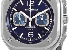 Bell & Ross BR 05 BR05C-BU-ST/SST (2022) - Blue dial 42 mm Steel case