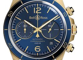 Bell & Ross BR V2 BRV294-BLU-BR/SCA (2022) - Blue dial 41 mm Bronze case