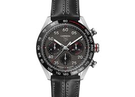 TAG Heuer Carrera Porsche Chronograph Special Edition CBN2A1F.FC6492 (2022) - Grijs wijzerplaat 44mm Staal