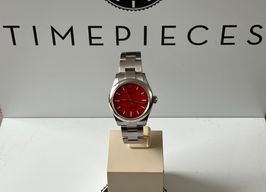 Rolex Oyster Perpetual 31 277200 (2023) - Red dial 31 mm Steel case