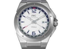 IWC Ingenieur Dual Time IW3244 (2018) - White dial 43 mm Steel case