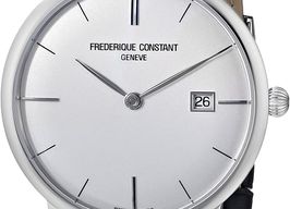 Frederique Constant Slimline Automatic FC-306S4S6 (2022) - Zilver wijzerplaat 40mm Staal