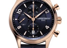 Frederique Constant Runabout Chronograph FC-392RMN5B4 (2022) - Blue dial 42 mm Steel case