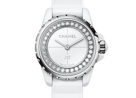 Chanel J12 H4664 (2022) - White dial 19 mm Steel case