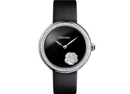 Chanel Mademoiselle H4897 (2022) - Zwart wijzerplaat 37mm Witgoud