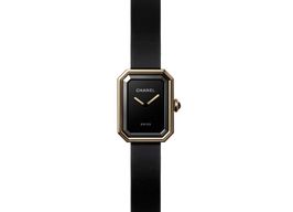 Chanel Première H6125 (2022) - Black dial 15 mm Yellow Gold case