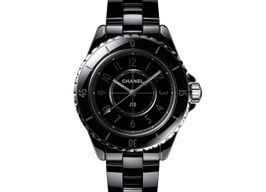 Chanel J12 H6346 (2022) - Black dial 33 mm Ceramic case