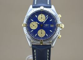 Breitling Chronomat 81950 (1987) - Blue dial 40 mm Gold/Steel case