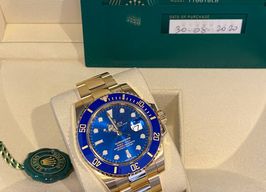 Rolex Submariner Date 116618LB (2020) - Blue dial 40 mm Yellow Gold case