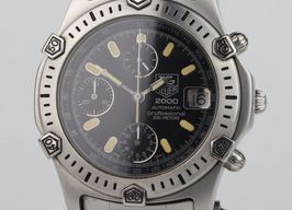 TAG Heuer 2000 169.306 (Unknown (random serial)) - Black dial 39 mm Steel case