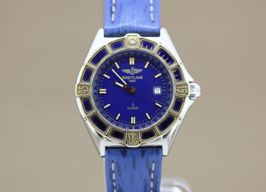 Breitling Lady J D52065 (1992) - Blue dial 31 mm Gold/Steel case