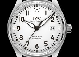 IWC Pilot Mark IW327012 (2022) - White dial 40 mm Steel case