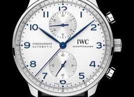 IWC Portuguese Chronograph IW371605 (2022) - Silver dial 41 mm Steel case